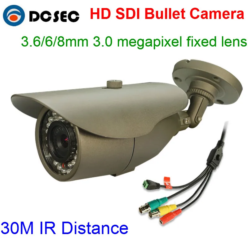 Full HD 1080p1/3 Panasonic CMOS 2.1 МП 1200tvl ИК Пуля Открытый Водонепроницаемый видеонаблюдения SDI