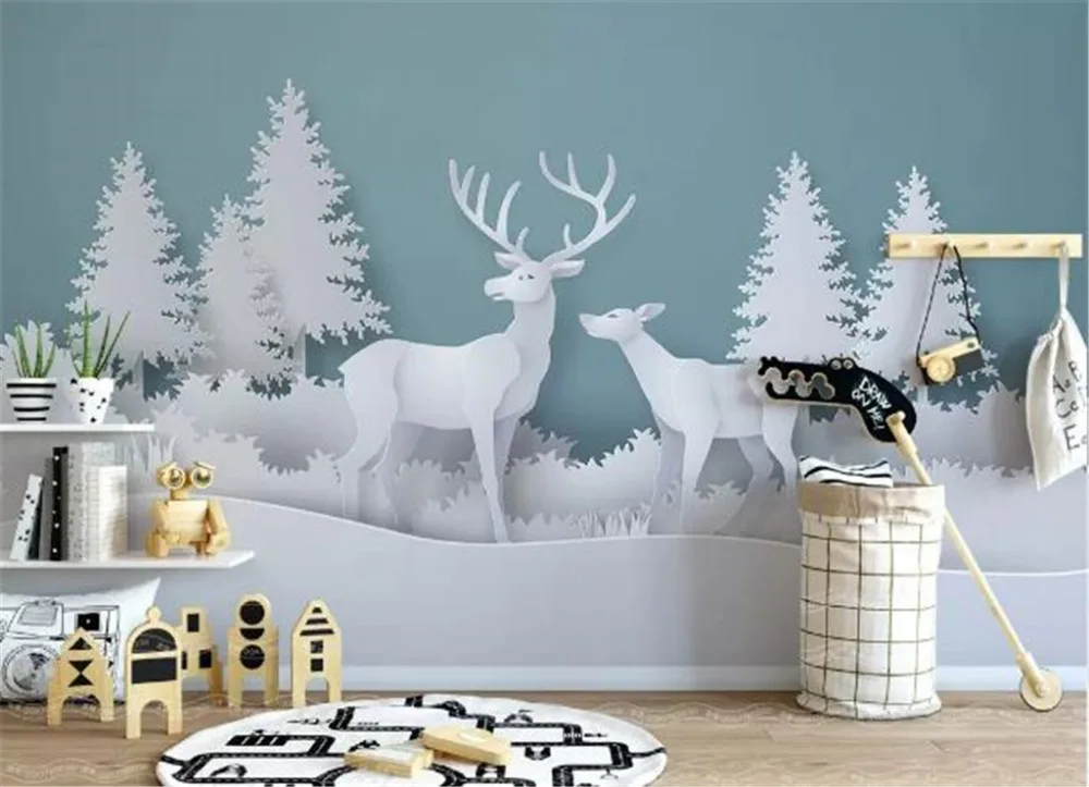 Beibehang Papel Tapiz Personalizado Para Pared, Mural 3D De Paisaj