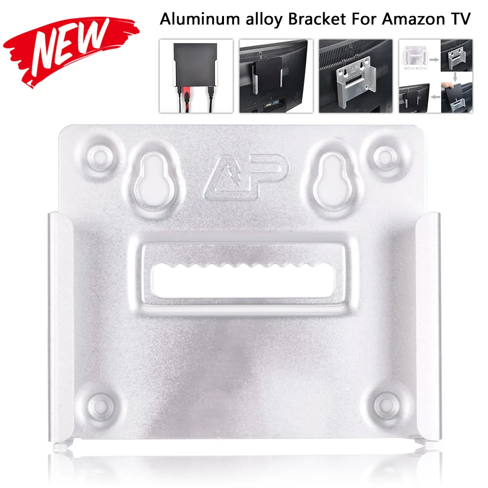 

Smart Easy Portable Intelligent Suitable Amazon Fire TV Mounting Kit Bracket Holder for Wall Mount or Stick to TV back Household