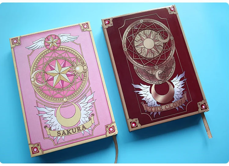 Японский аниме CARDCAPTOR Sakura Clow Magic записная книжка для девочек в винтажном твердом переплете CARDCAPTOR SAKURA Косплей дневник канцелярские подарки