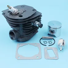 44mm Cylinder Piston Pin Ring Kit For Husqvarna 350 351 353 346 Jonsered CS 2150 2149 2152 2153 Chain Saw Nikasil Plated Parts 44mm Cylinder Piston Pin Ring Kit For Husqvarna 350 351 353 346 Jonsered CS 2150 2149 2152 2153 Chain Saw Nikasil Plated Parts
