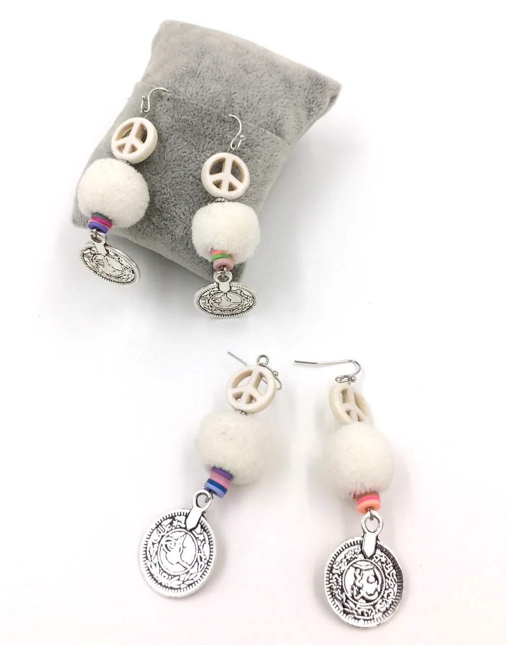 Buy 2017 new handmade Ethnic dangle earrings with