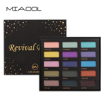 

Eyeshadow Palette Shimmer Matte Glitter Eye Shadow 15 Colors in One Makeup Palette Maquillage Make Up Set for Beauty MIAOOL 2067