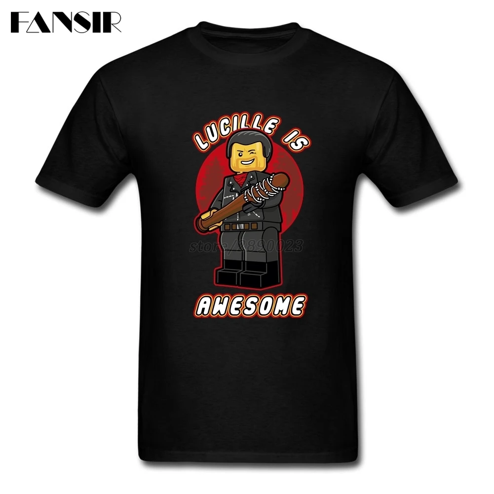 Lucille Is Awesome Walking Dead Negan Pánské tričko 2019 Summer Tshirt Men Boy Krátké rukávy O Neck Velké velikosti oblečení pro dospělé  t