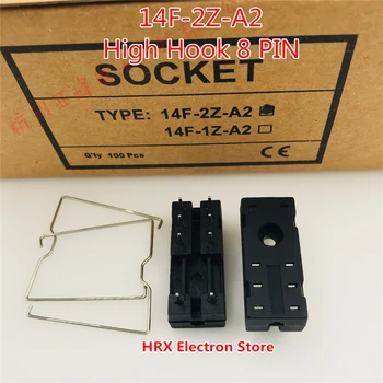 

8 PIN High Hook Relay Socket 14F-2Z-A2 For G2R-2 G2R-1-E JW2SN New Original 10PCS/LOT
