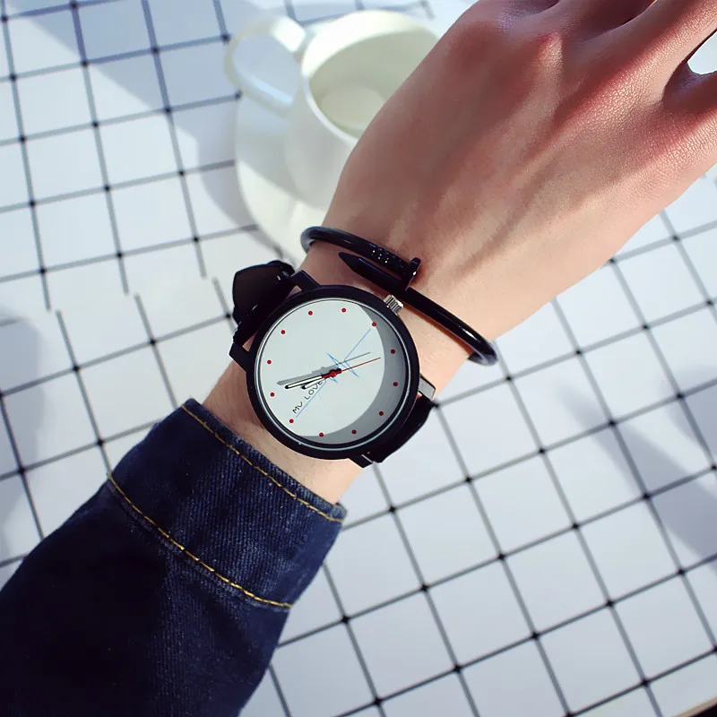Новые повседневные синие стеклянные студенческие часы ECG модные креативные кварцевые часы для женщин и мужчин часы для влюбленных Relogio Feminino