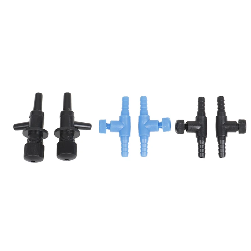 

2pcs Aquarium Accessories Air Line Pipe Tube Adjustable Connector Pump Flow Control Valves Switch Tap 4.0mm Diameter Hose