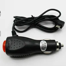 Универсальное автомобильное зарядное устройство постоянного тока адаптер шнур мини USB/Micro USB кабель для DVR gps навигации 2A с кабелем