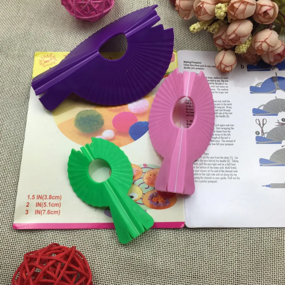 Бесплатная доставка Pom пряжа производитель пушистый шар вязание ткацкий станок