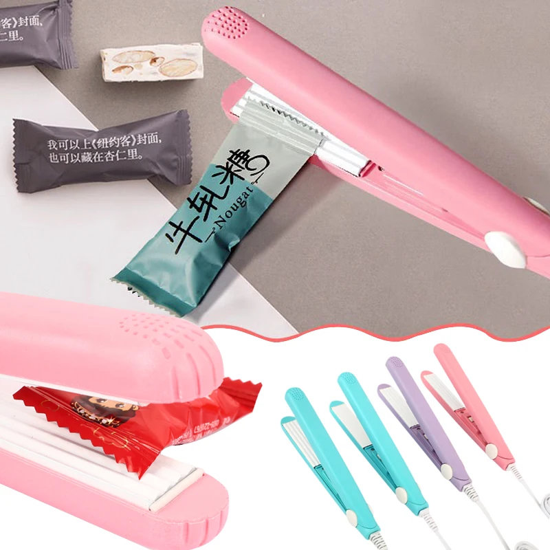 

Household Food Vacuum Sealer Portable Bag Clips Handheld Mini Electric Heat Sealing Machine Seal Packing Plastic Impulse Sealer