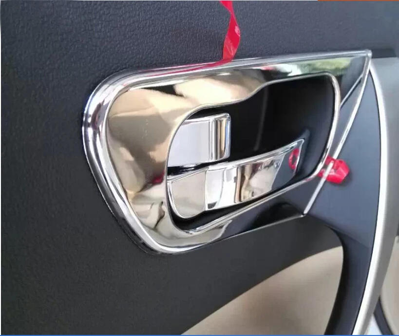 

4*ABS Chrome Inside Door Handle Frame COVER TRIM For nissan Qashqai Dualis 2008 2009 2010 2011 2012 2013