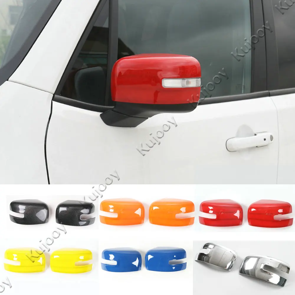 6 Colors Carstyling Abs Rearview Mirror Cover Side Mirror Cover Frame