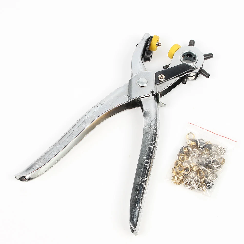 1pc High Carbon Steel Hole Punch Hand Pliers Multi function Puncher
