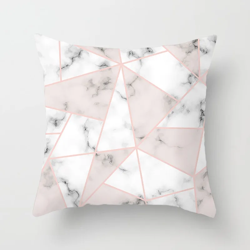 Fuwatacchi геометрический чехол для подушки полосатая подушка с узором "волна" Чехол черный белый розовый Пледы Подушки для дома декоративные подушки для стульев