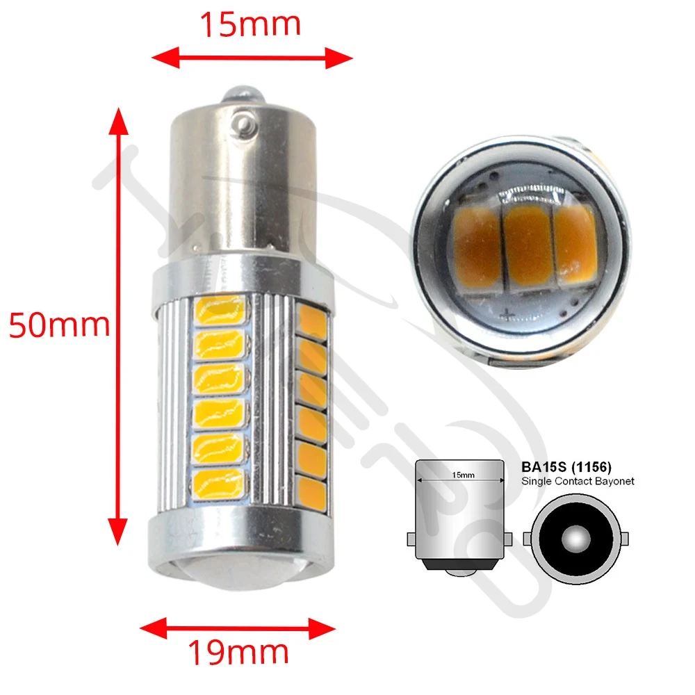 2X1156 BA15S P21 5 Вт 5630 S25 33 светодиодный задний фонарь для автомобиля тормозной светильник s авто задний фонарь дневной ходовой светильник красный белый желтый DC 12 В
