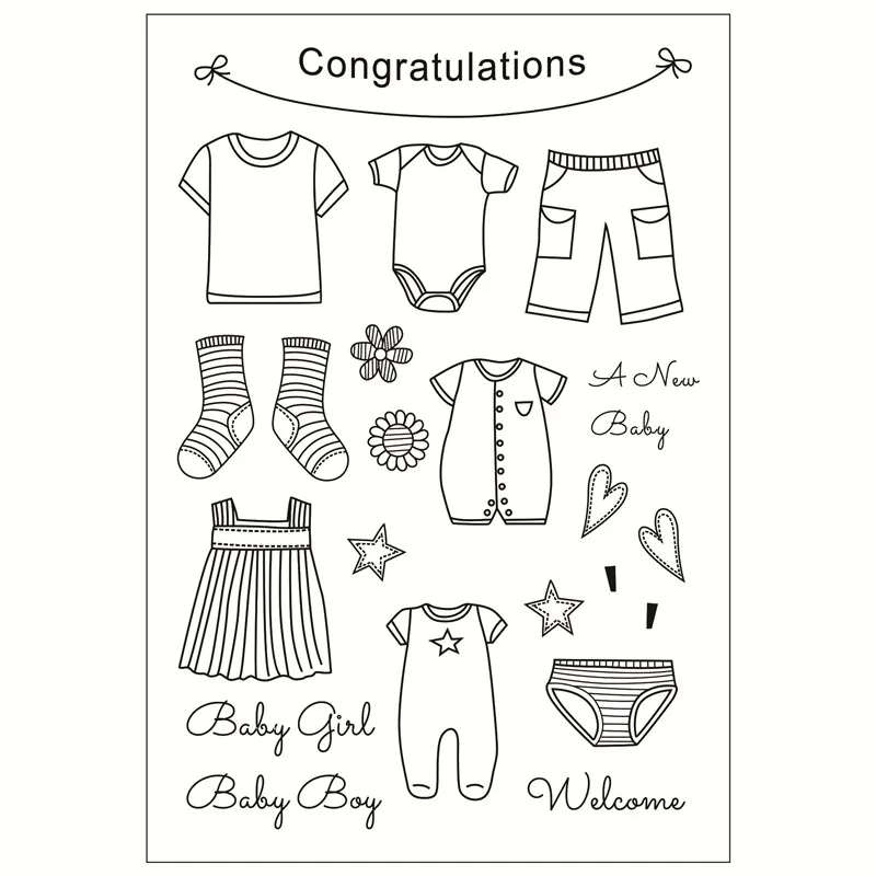 

Congratulations Transparent Clear Silicone Stamp/Seal for DIY scrapbooking/photo album Decorative clear stamp sheets