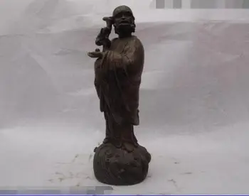 

Free shipping S03512 11 Tibetan Buddhism Bronze copper Monk Arhat Bodhidharma Dharma Buddha Statue