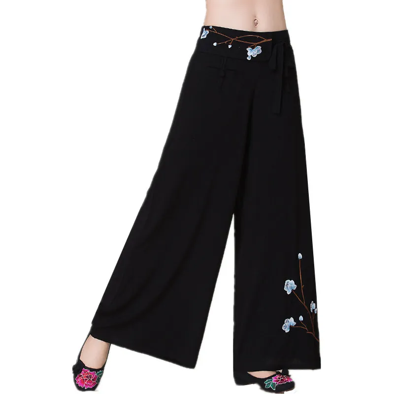 Quality Spring Summer New Women Cotton Pants Female Slacks Trousers Wide Leg Pants Brand Fashion