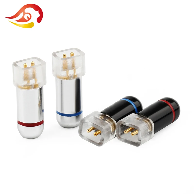 

1 Pair QDC Metal Thread Headphone Cable With 0.78 Plug Earphone Jack For UE18PRO UE11PRO 7PRO Clear