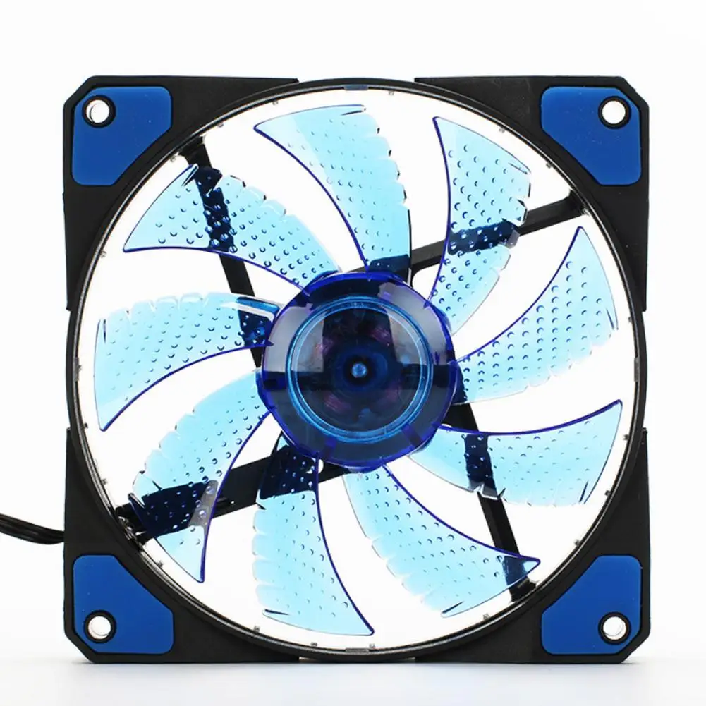 

12x12cm 12V 15 LED Ultra Silent Computer PC Case Cooling Cooler Heatsink Fan