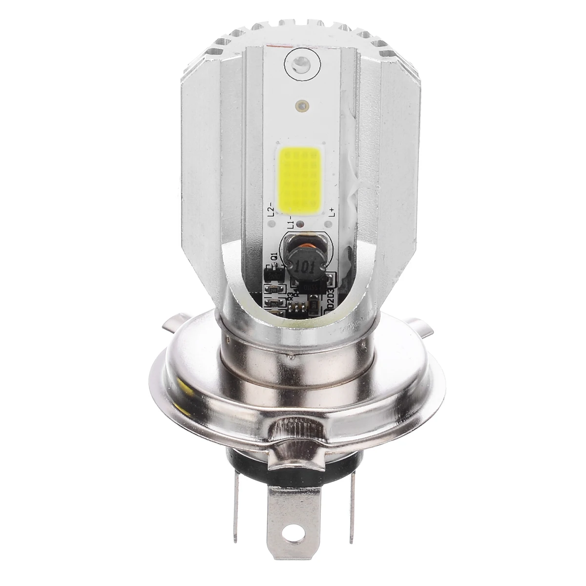 

New Arrival 1pc DC12V 6-20W H4 LED 6000K Motorcycle Headlight Fog Lamp Bulb Super Bright White Lights For Motorbike Accessory