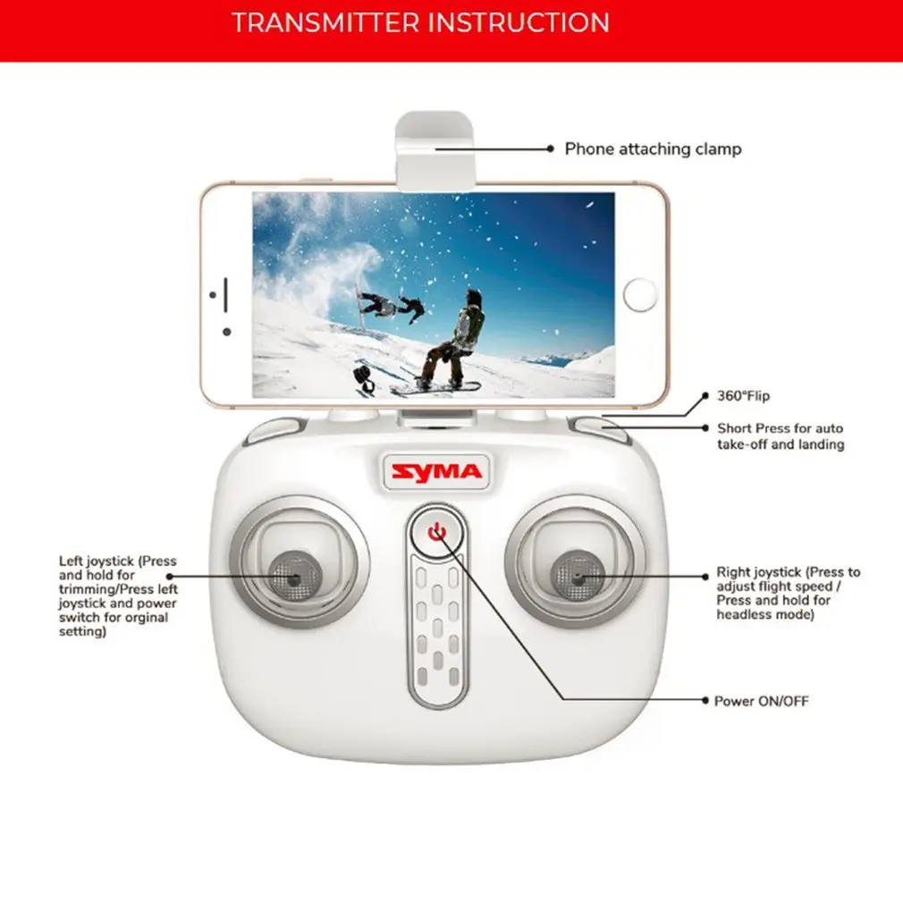 Syma X25PRO 2,4G gps позиционирование FPV Радиоуправляемый Дрон Квадрокоптер с 720P HD Wi-Fi регулируемая камера высота удержания Следуйте за мной подарок RC игрушка