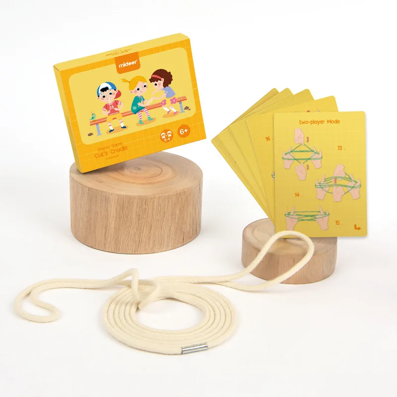 Very best MiDeer Cat's Cradle Classic Game Children String Hand Game Finger String Toy for 2~4 Players 6Y+