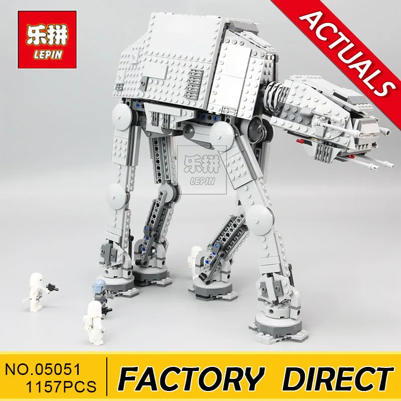 

Lepin 05051 Star Series War Force Toys Awaken The AT Model AT Transportation Armored Robot 75054 Building Blocks Bricks Toy