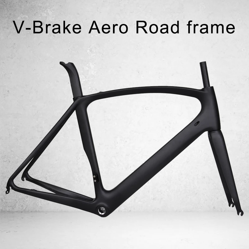 

Aero V brake road bike frameset with fork/seatpost/headsetr DI2/Mechanican FM098