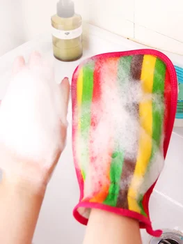 

Korean Bath Towel Women Bath Towel Male Adults Strong Rubbing Ash Rubbing Mud Sanding Decontamination Double-sided Shower Scrub