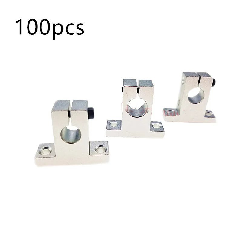 

100pcs/lot SK8 8mm SH8A linear ball bearing rail shaft support XYZ Table CNC Router 3D printer Parts