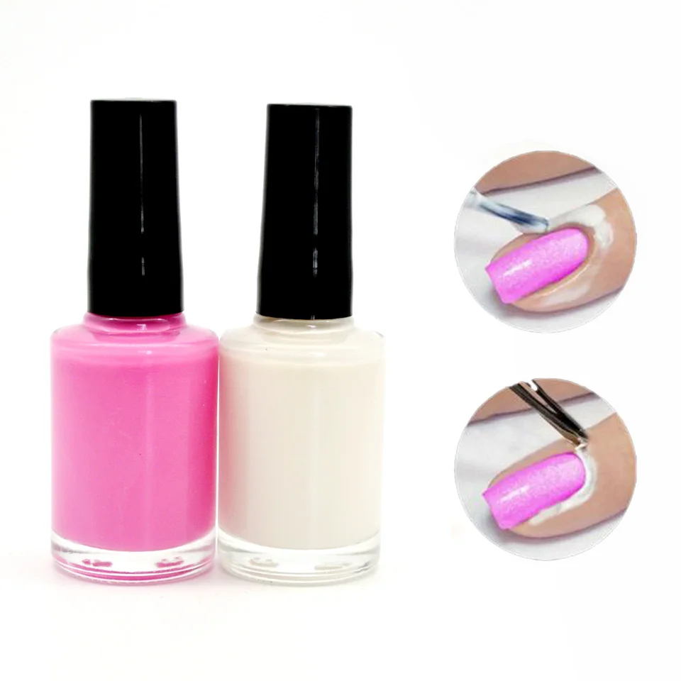 15ml Skin Defender Nail Polish Liquid Latex Adhesive Peel Off Nail Polish Liquid Peel Off Latex