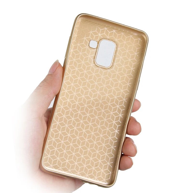carbon fiber silicone case samsung galaxy a8 2018 A530F (8)