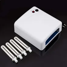 Kit De sèche-vernis à ongles avec lampe UV/110, ampoule pour sécher le vernis à ongles, 36 W, 220V/LED V