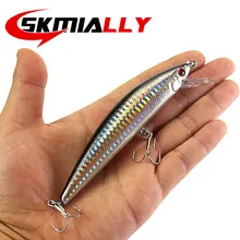 Iscas de pesca artificiais de 130mm e 36g, iscas minnow de afundamento longo, para pesca tipo mar baixo, água salgada, pesca skmially