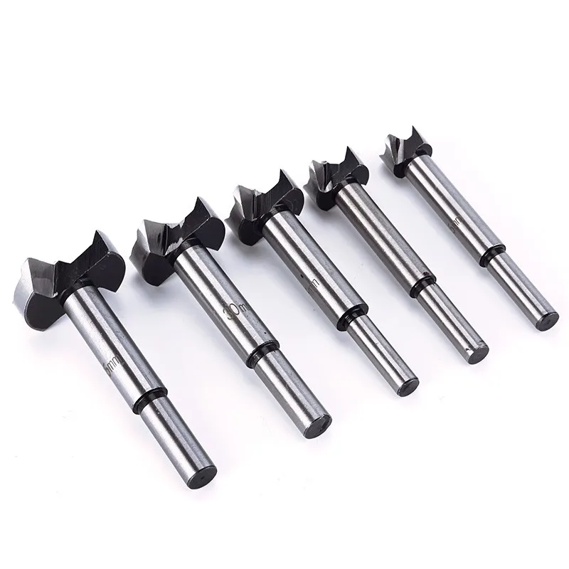 15-35mm Free Shippin Forstner Auger Drill Bit Set Round Shank Wood Tools Forstner Tips Hinge Boring Woodworking Hole Saw Cutter
