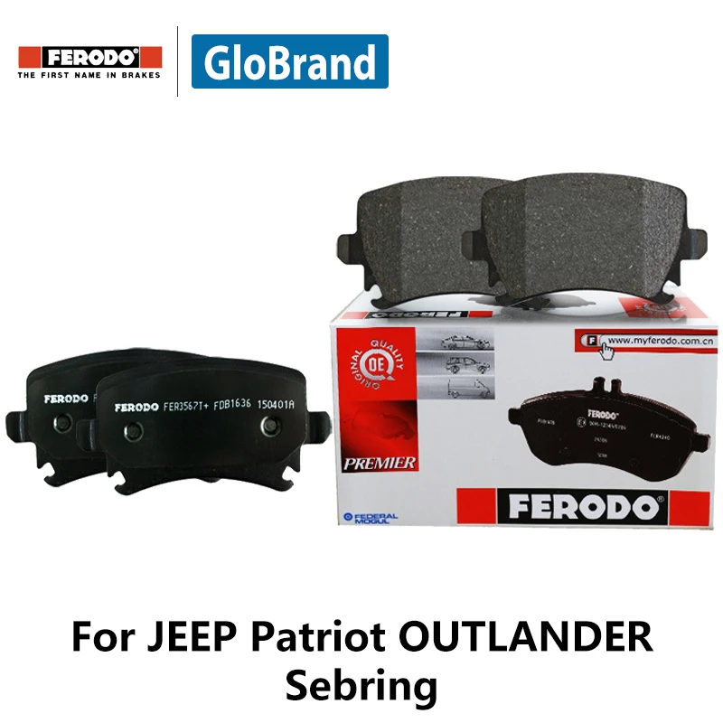 4pieces/set Ferodo Rear Car Brake Pads For JEEP Patriot OUTLANDER