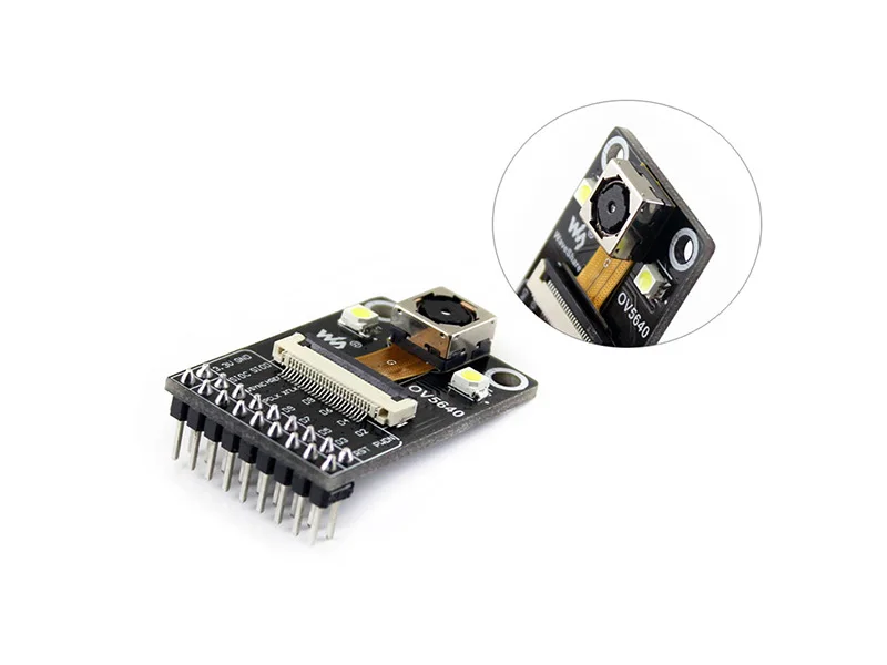 

Parts Camera Module Based on OV5640 Image Sensor, 5 Megapixel (2592x1944), Fisheye Lens to Achieve 170 Degree Diagonal