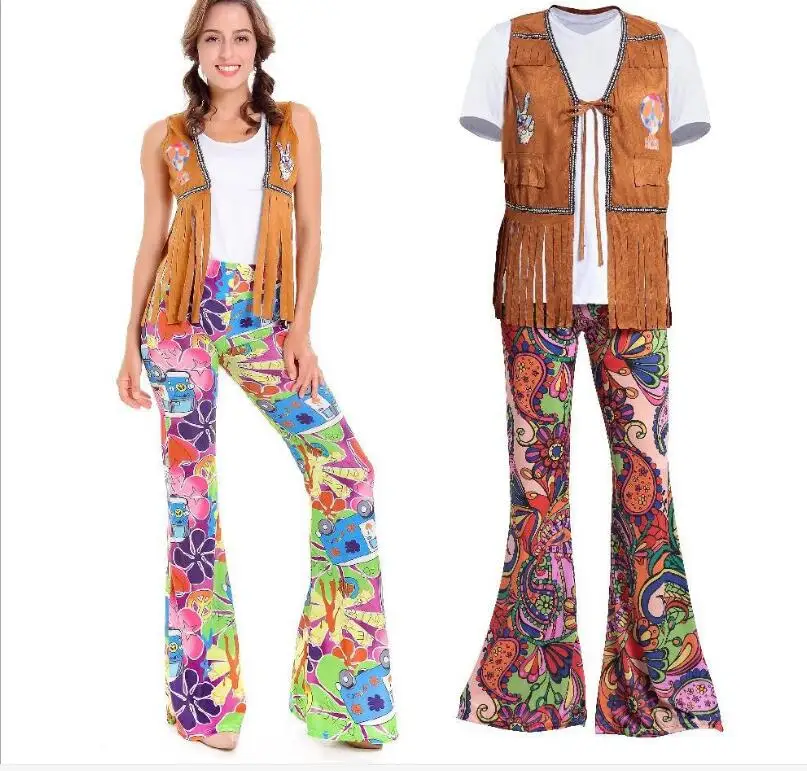 halloween kostuum vintage 50 s hippie kleding night club bar party