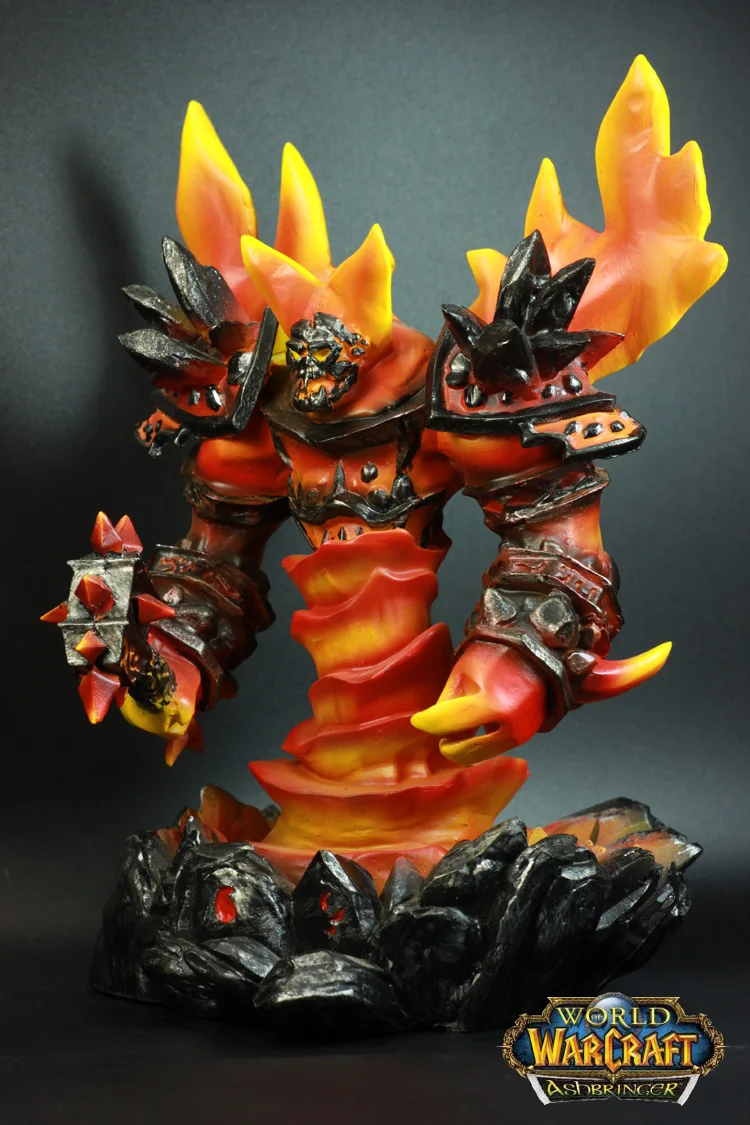 Wow 10 дюймов Ragnaros Firelord фигурка всемирно известного персонажа из онлайн-игры WOW ПВХ фигурка