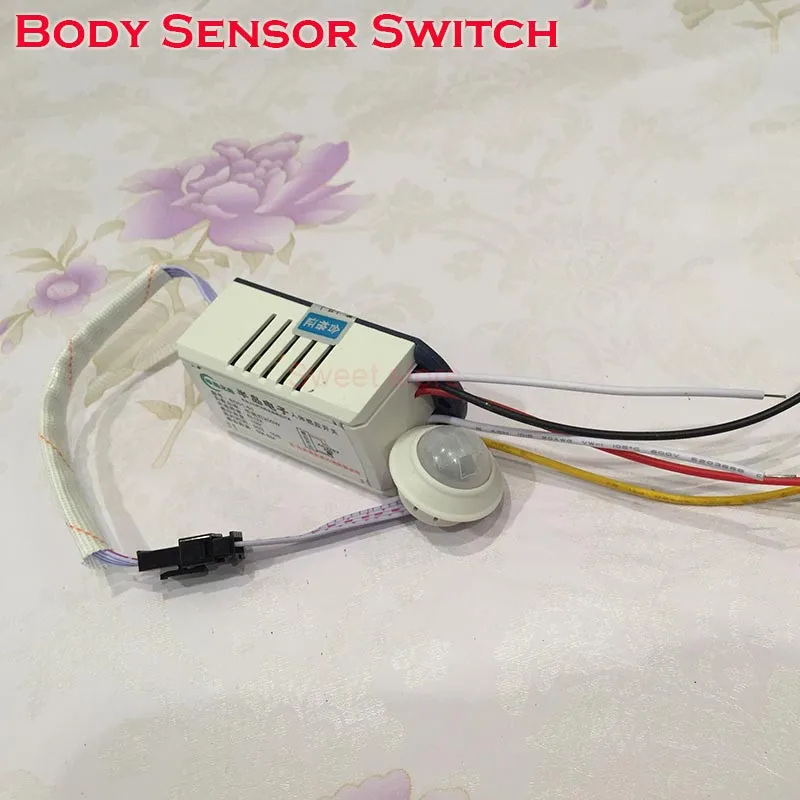 New AC220V IR Infrared Module Body Sensor Intelligent Light Motion Sensing Switch New Worldwide 1pc (4)