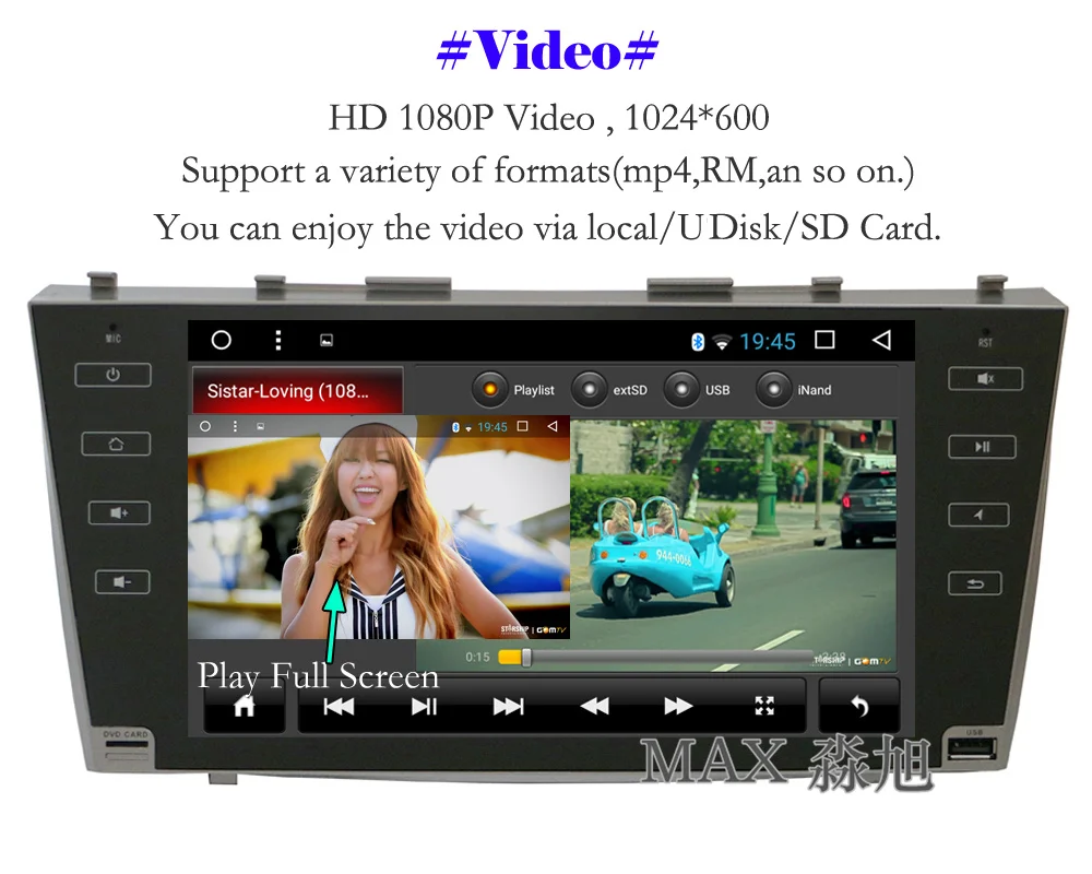 Flash Deal MAX Android 8.1.0 Car DVD Player for Toyota Camry 40 2006 2007 2008 2009 2010 2011 GPS Navigation System Car Radio 4G WiFi SWC 4