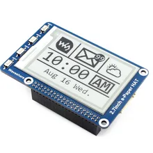 2,7 дюймов e-paper HAT 264x176 2,7 дюймов E-Ink дисплей для Raspberry Pi 3B/2B/Zero W SPI интерфейс поддерживает два цвета