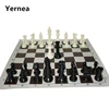 International Standard Chess Game Set Competition King 97mm(3.82inch) Large Plastic Chess Set with Chessboard 4 Rear Game Yernea ► Photo 1/6