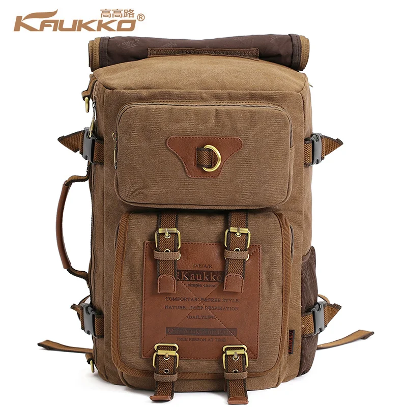 Free Shipping  Marke Stilvolle Reise New vintage rucksack canvas backpack leisure travel schoolbag unisex laptop b