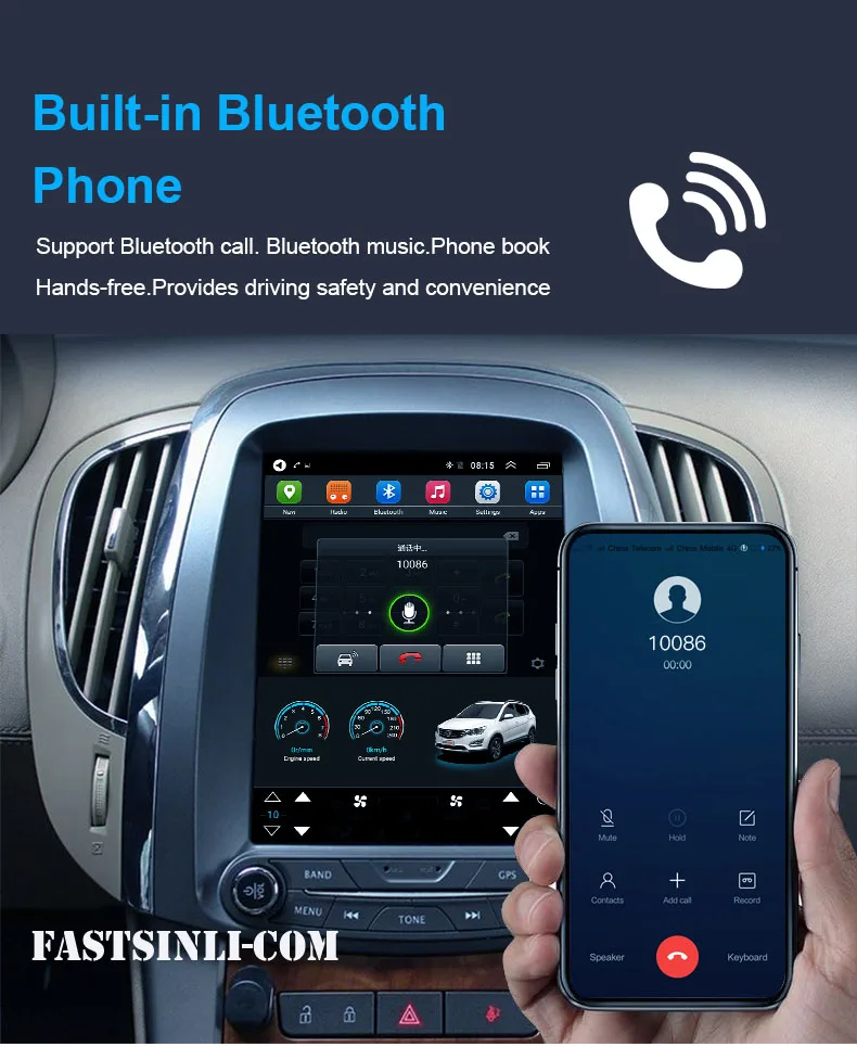 Top 32GB ROM  Car Android Multimedia player for buick lacrosse 2009-2012year GPS Vertical screen 3