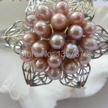 Shitou 004786 потрясающий лаванды пресноводных культивированный жемчуг браслет