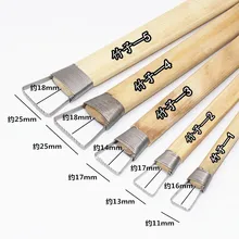 Бамбуковое лезвие с зубом инструменты моделирование цветной глины инструмент для пластилина плесень игрушечные лошадки хобби обучения Образование