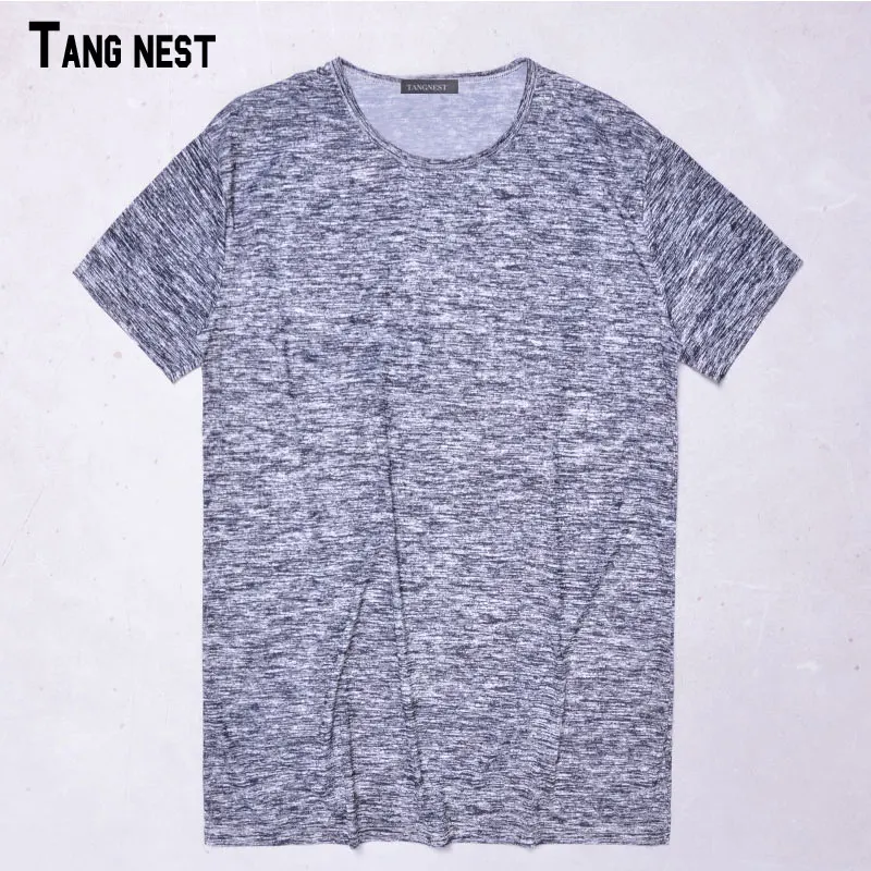 TANGNEST O neck T shirts for Men Summer Basic Style Slim Fit Short