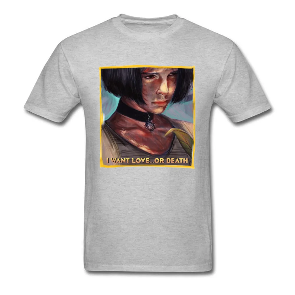 Company Man T-shirts 6261041I-want-love.. Normal Tops Shirts 100% Cotton Short Sleeve Birthday Tops T Shirt O Neck 6261041I-want-love.. grey